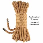 Rebellion Reign Natural Knot Bondage Rope - obrazek 2