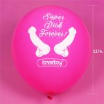 Super Dick Forever Bachelorette Balloons(Pack of 7) - obrazek 2