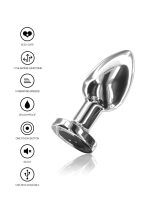 Buttplug Vibr. Medium Silver - obrazek 4