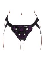 Strap-On Lace Harness Purple - obrazek 4