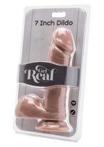 Dildo 7 inch with Balls Light skin tone - obrazek 2