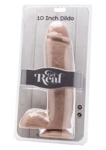 Dildo 10 inch with Balls Light skin tone - obrazek 2