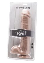 Dildo 11 inch with Balls Light skin tone - obrazek 2