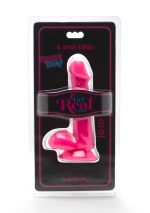 Happy Dicks Dildo 6 inch Balls Pink - obrazek 2