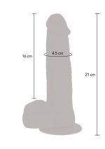 Rotating Beads Vibrating Dildo Light skin tone - obrazek 5