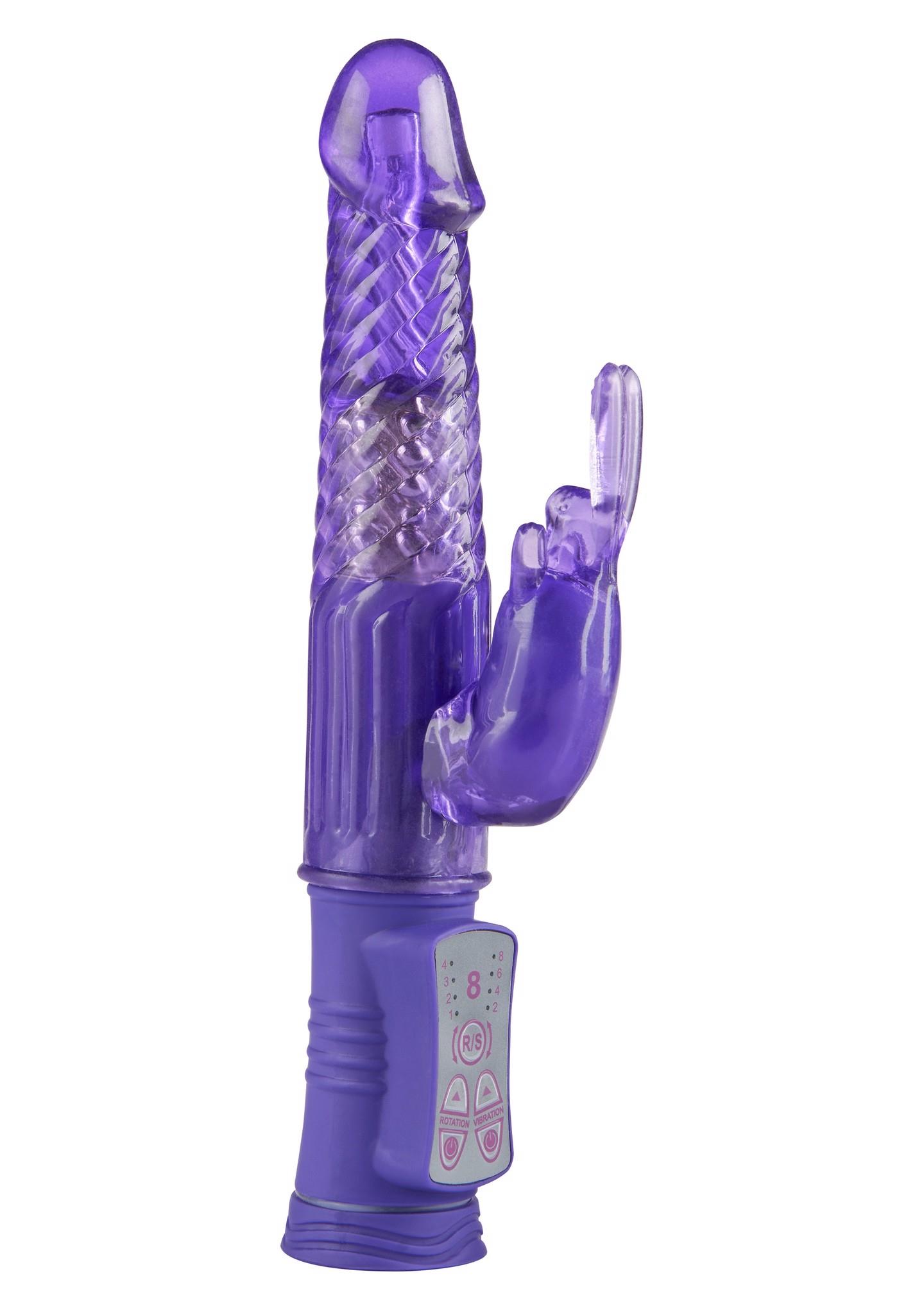 10255_PURPLE_01 Happy Hugging Bunny Purple - obrazek 1