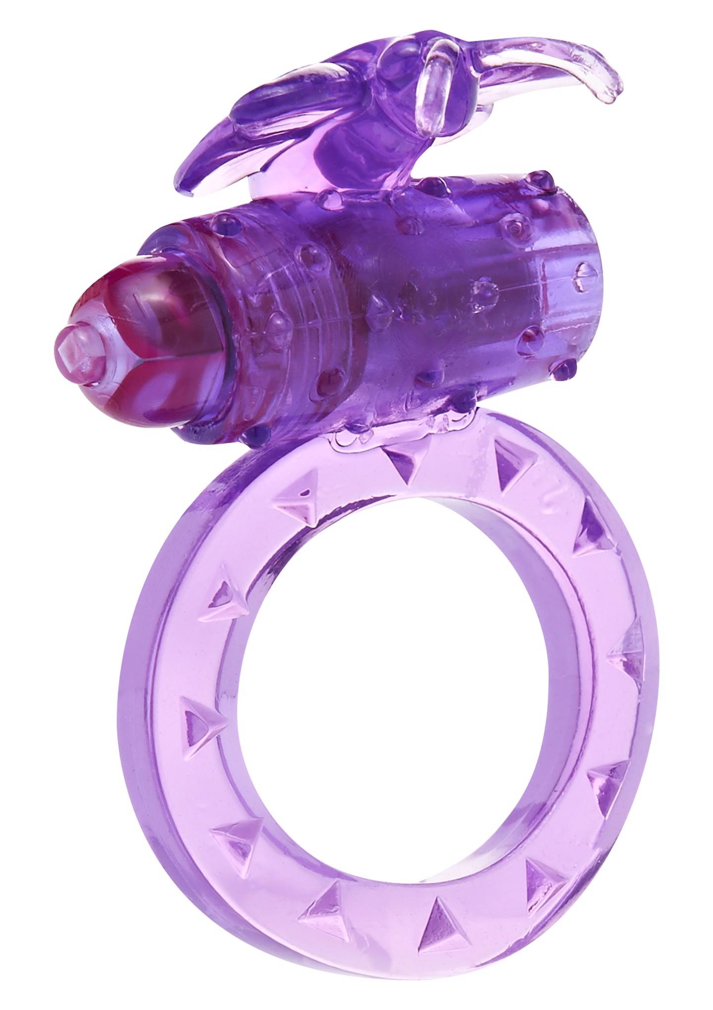 10308_PURPLE_01 Flutter Ring Vibrating Purple - obrazek 1