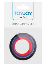 Triple Rings Multicolor 3pcs Multicolor - obrazek 2