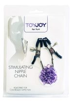 Stimulating Nipple Chain Metal - obrazek 2