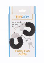 Furry Fun Cuffs Black - obrazek 2