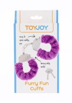 Furry Fun Cuffs Purple - obrazek 2
