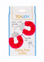 Furry Fun Cuffs Red - obrazek 2
