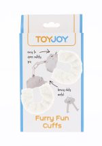 Furry Fun Cuffs White - obrazek 2