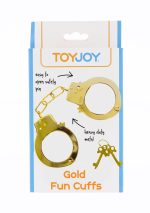 Metal Handcuffs Gold - obrazek 2