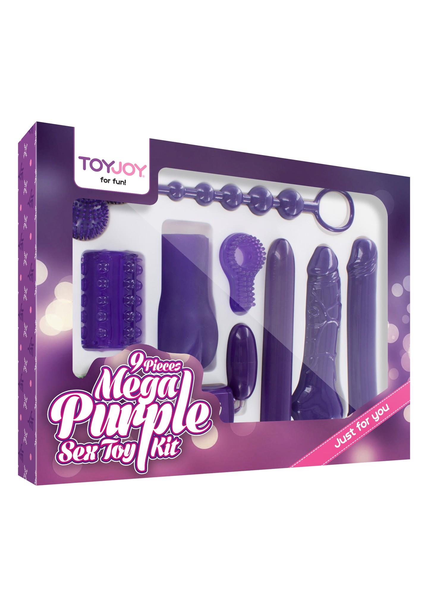 10439_PURPLE_01 Mega Sex Toy Kit Purple - obrazek 1