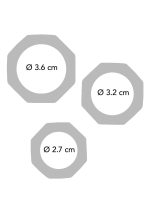 Power Halo C-Ring Set Black - obrazek 3
