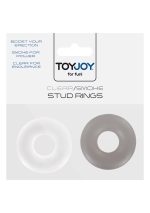 Stud Rings 2pcs Transparent - obrazek 2