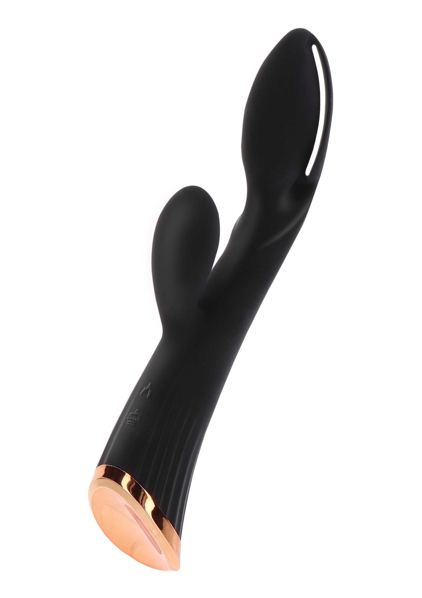 10522_BLACK_01 Cassia Xtra Intense Vibrator Black - obrazek 1
