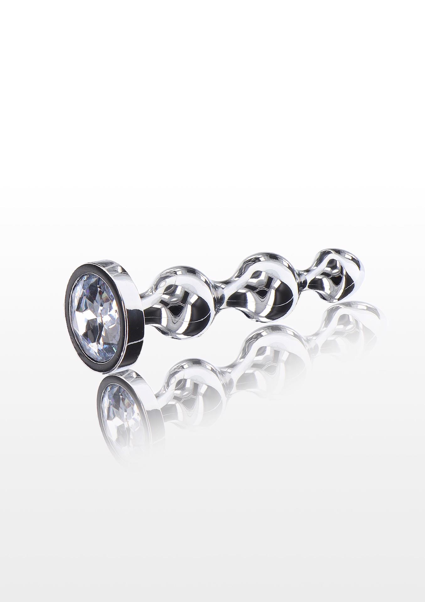 10578_SILVER_01 Diamond Star Beads Large Silver - obrazek 1