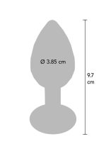 Disco Diamond Plug Large Silver - obrazek 4