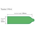 Pasante Mint Tingle Condoms Bulk Packs 144 psc - obrazek 4