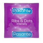 Pasante Ribs & Dots/Intensity Condoms 3 pcs - obrazek 3