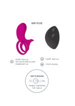Couples Stimulator Ring Fuchsia - obrazek 6