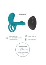 Couples Vibrator Ring Green - obrazek 6