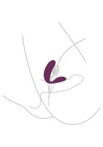 Bound Love Couples Vibrator Purple - obrazek 12