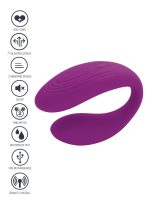 Bound Love Couples Vibrator Purple - obrazek 7