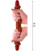 Silicone Foreskin D-Dong 35 cm Caramel skin tone - obrazek 5