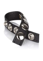 Leather Multi-Snap Ring Black - obrazek 3