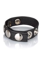 Leather Multi-Snap Ring Black - obrazek 4