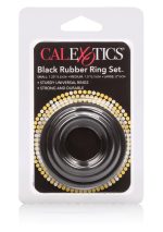 Rubber Ring - 3 Piece Set Black - obrazek 2