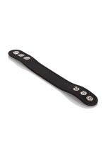 Silicone 3-Snap Erection Ring Black - obrazek 4