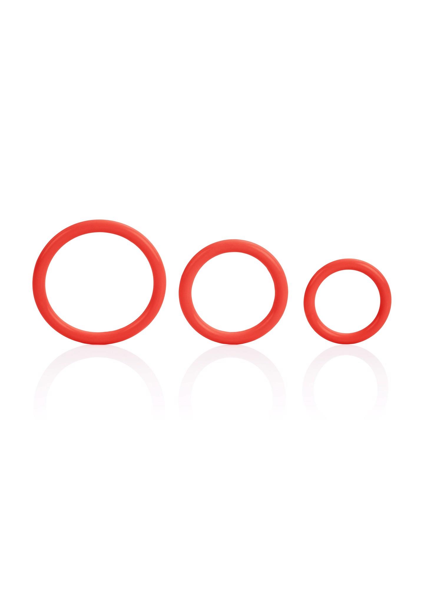 12720_RED_01 Tri-Rings Red - obrazek 1
