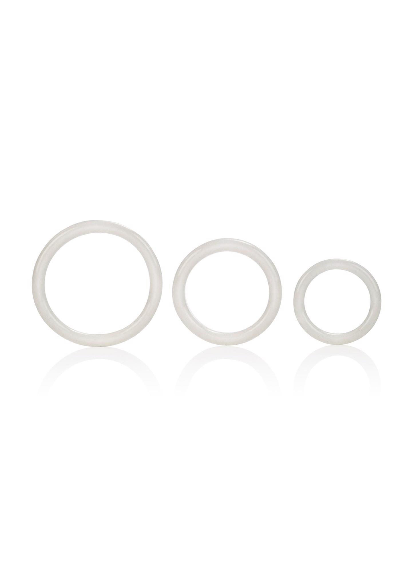 12720_WHITE_01 Tri-Rings White - obrazek 1