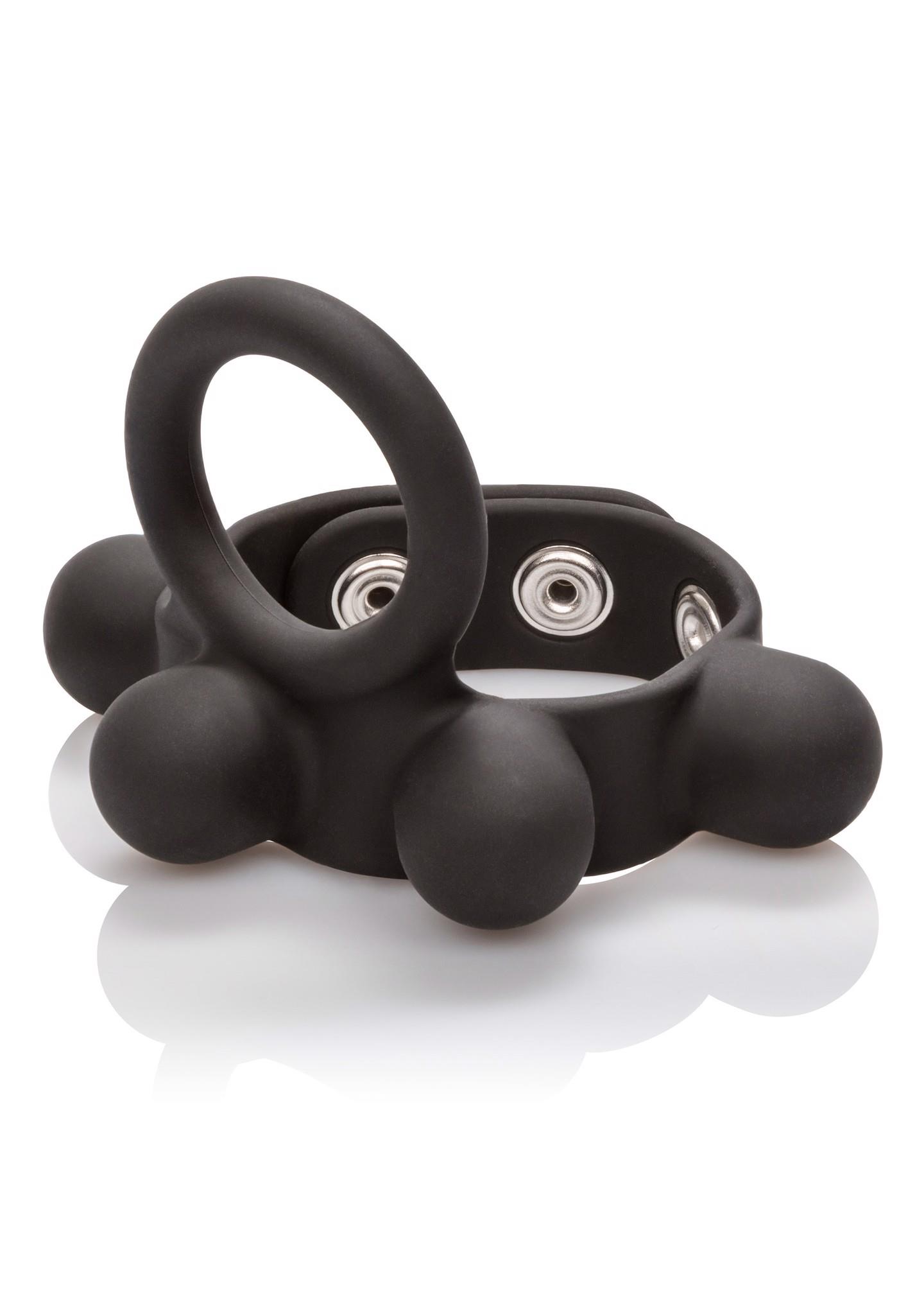 12721_BLACK_01 C-Ring Ball Stretcher Medium Black - obrazek 1