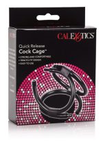 Quick Release Cock Cage Black - obrazek 2