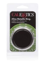 Alloy Metallic Ring - Large Silver - obrazek 2