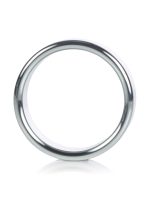 Alloy Metallic Ring - Large Silver - obrazek 3