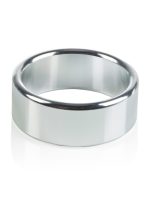 Alloy Metallic Ring - Large Silver - obrazek 4