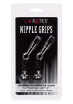 Weighted Tweezer NippleClamps Metal - obrazek 2