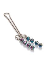Beaded Clitoral Jewelry Blue - obrazek 3