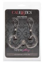 Nonpierce Nipple Chain Jewelry Black - obrazek 2