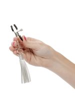 Playful Tassels Nipple Clamps Silver - obrazek 4