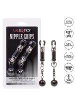 Weighted Twist Nipple Clamps Silver - obrazek 6