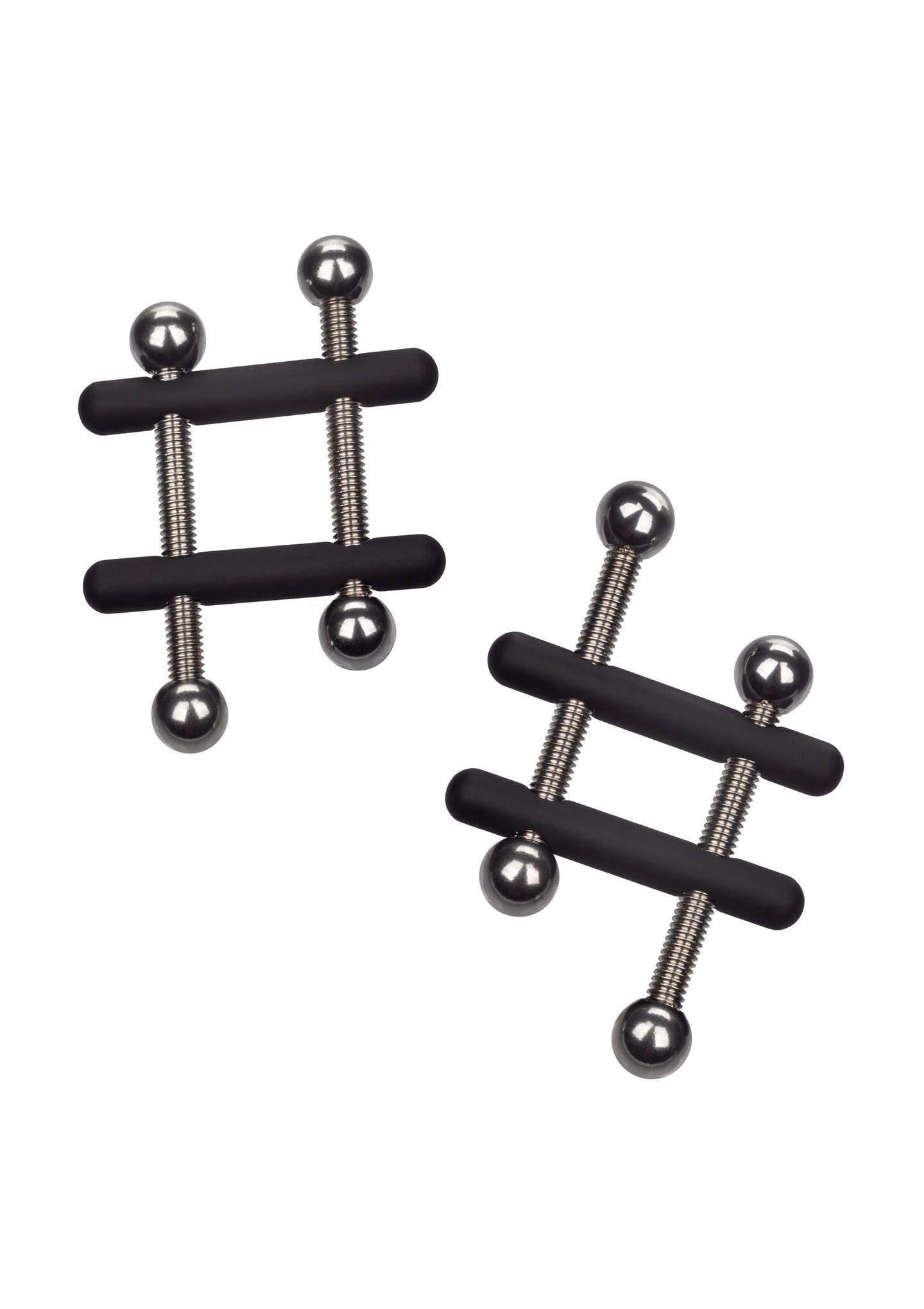 12967_METAL_01 Crossbar Nipple Vices Metal - obrazek 1