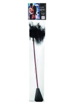 Scandal Feather Crop Black - obrazek 2