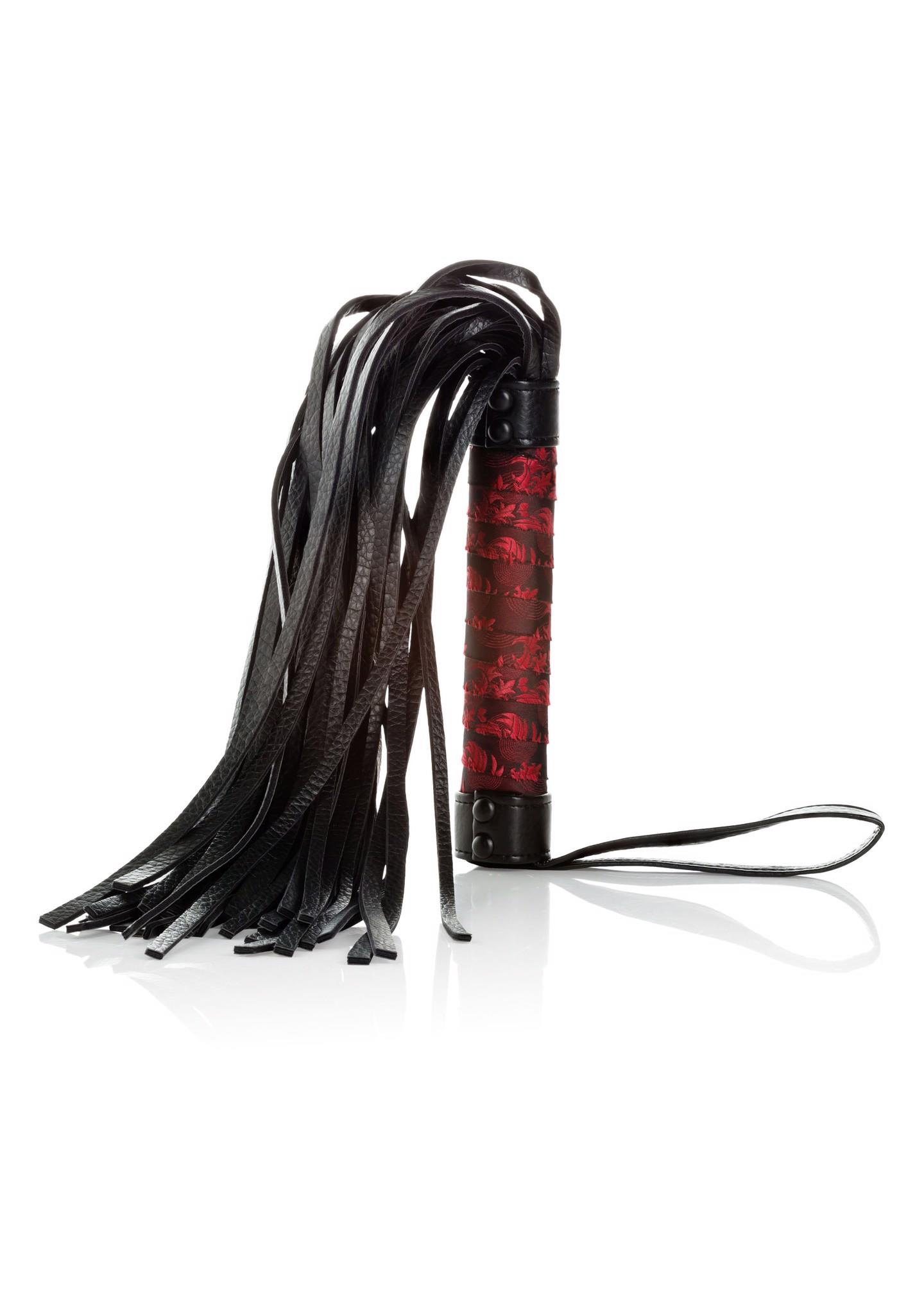 13004_BLACK_01 Scandal Flogger With Tag Black - obrazek 1